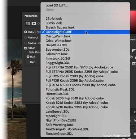 Comment appliquer des effets photo en un clic avec les tables de recherche de couleurs de Photoshop 