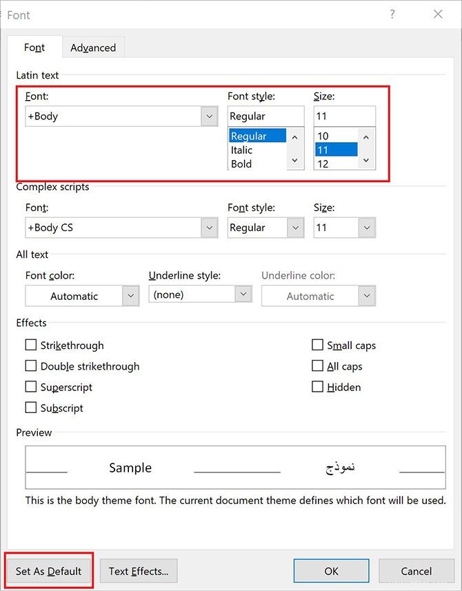 Comment changer les polices par défaut dans Word et Google Docs 