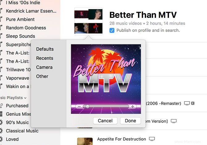 Comment regarder des vidéos musicales sur Apple Music 