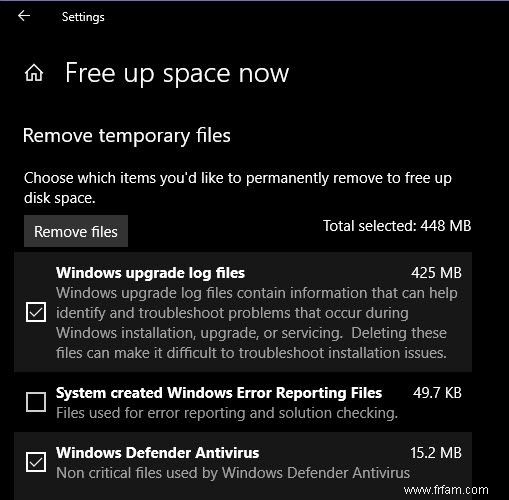 Comment économiser de l espace avec le nouvel outil de nettoyage de disque de Windows 10 