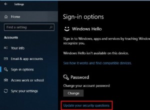 Comment ajouter des questions de sécurité aux comptes d utilisateurs locaux de Windows 10 