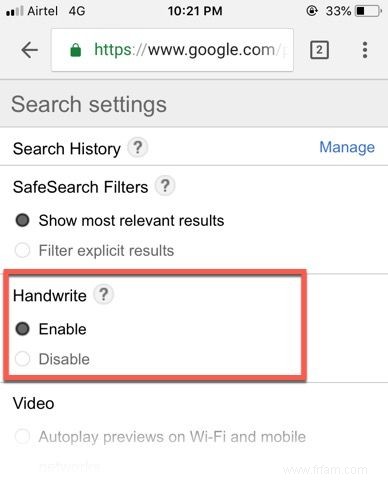 Comment effectuer une recherche Google en utilisant votre écriture manuscrite 