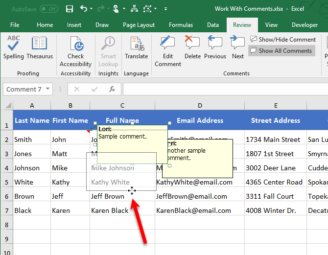 Le guide du débutant pour les commentaires dans Microsoft Excel 