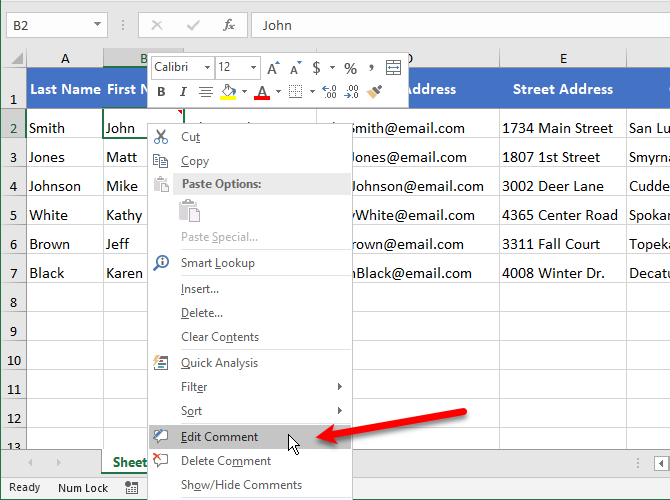 Le guide du débutant pour les commentaires dans Microsoft Excel 