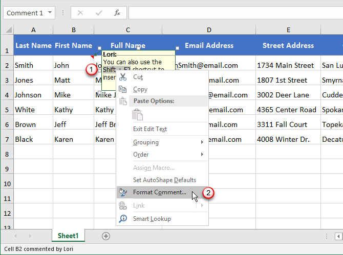 Le guide du débutant pour les commentaires dans Microsoft Excel 