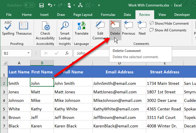 Le guide du débutant pour les commentaires dans Microsoft Excel 