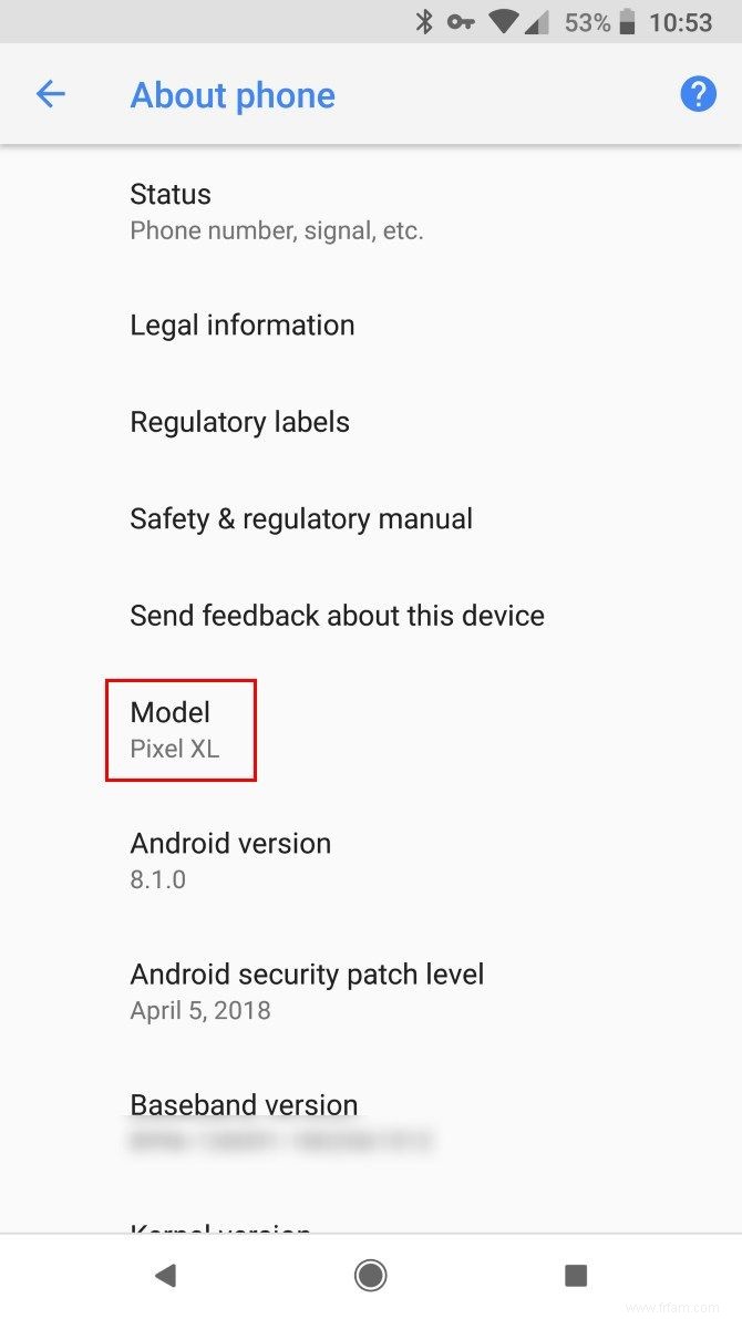 Comment connaître le modèle de votre téléphone Android 