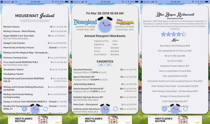 6 applications Disney World et Disneyland pour des vacances magiques 