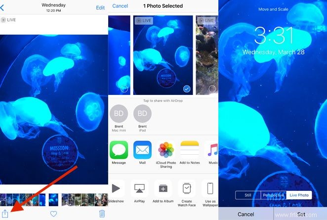 Comment capturer, partager et modifier des photos en direct sur iPhone 