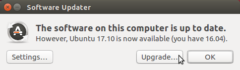 Comment mettre à niveau vers Ubuntu 17.10 à partir d une version précédente 