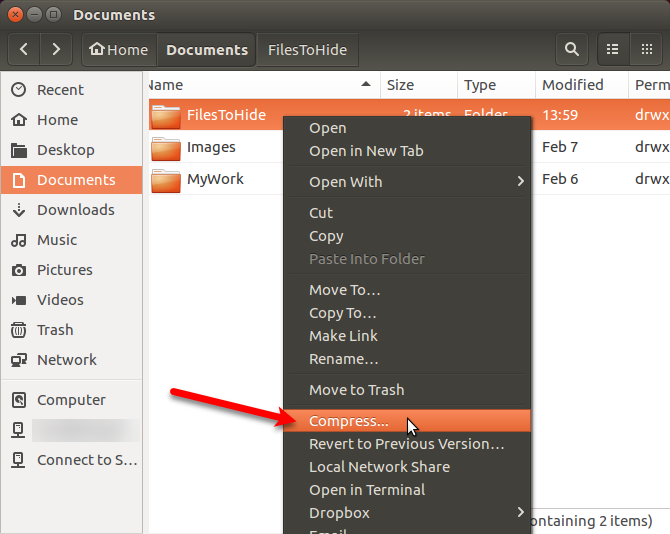 Comment masquer les fichiers et les dossiers des regards indiscrets sous Linux 