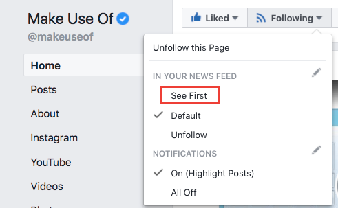 Comment inverser le changement de fil d actualité de Facebook et revoir vos pages préférées 