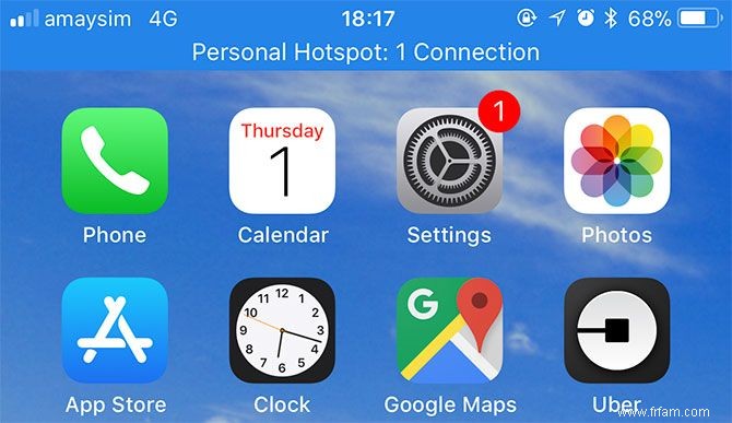 Comment utiliser la fonction Hotspot sur votre iPhone 