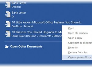 Comment effacer l historique des documents récents dans Microsoft Word 