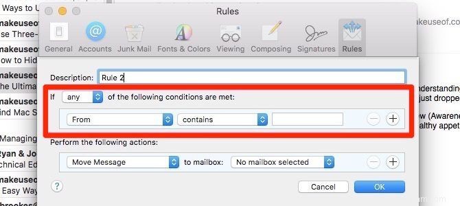 6 règles Apple Mail pour traiter les e-mails à votre place 