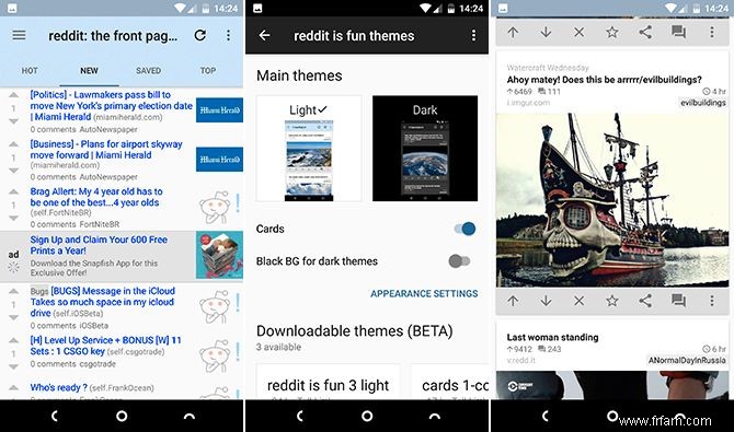 Les meilleures applications Reddit pour Android 