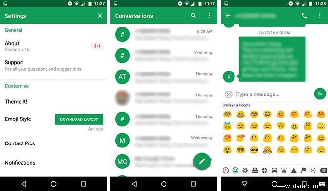 Textez mieux avec ces applications SMS alternatives pour Android 