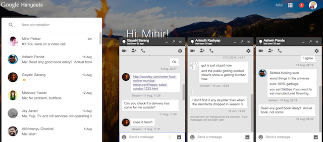 Google a enfin créé une application Web Hangouts et ça vaut le coup 