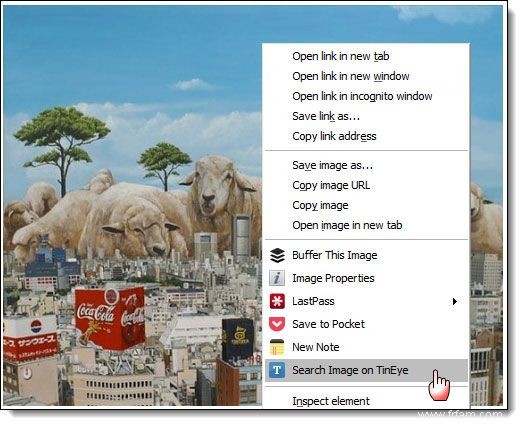 Découvrez quelques autres utilisations d une recherche d image inversée à l aide de TinEye [Chrome] 