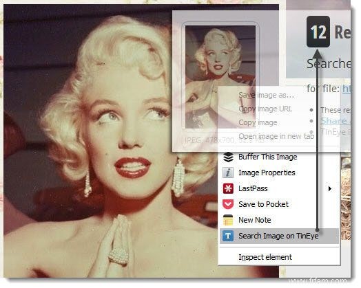 Découvrez quelques autres utilisations d une recherche d image inversée à l aide de TinEye [Chrome] 