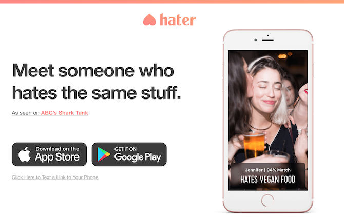 Haïr tout? Cette nouvelle application de rencontre est parfaite pour vous 