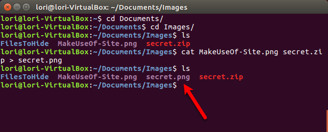 Comment masquer des fichiers à l intérieur d images sous Linux 