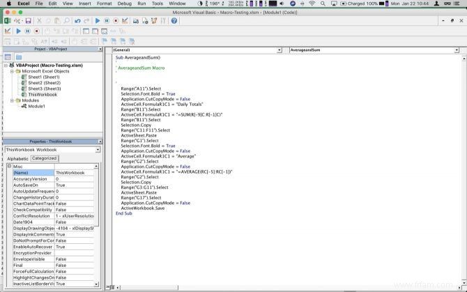 Utilisez des macros dans Excel sur Mac pour gagner du temps et en faire plus 