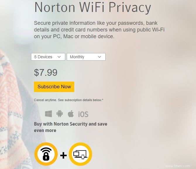 Norton WiFi Privacy aide à protéger votre navigation où que vous alliez 