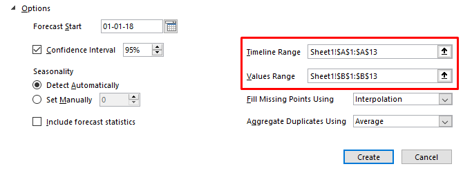 Utiliser la fonction de prévision d Excel pour transformer les données historiques en prévisions 