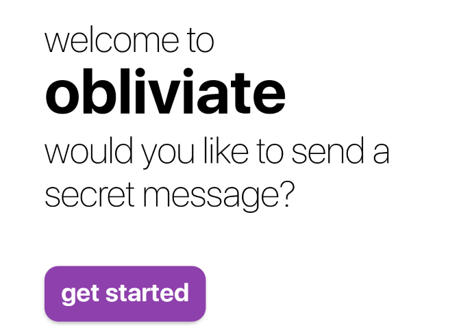 Obliviate envoie des messages secrets et autodestructeurs à n importe qui 