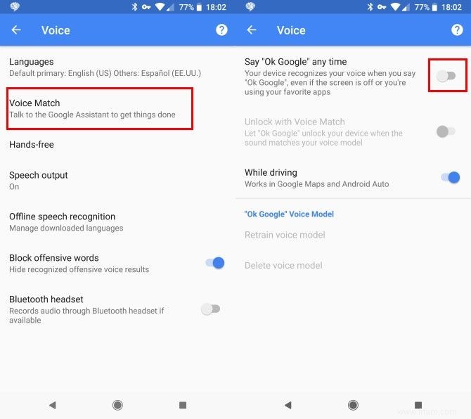 Comment empêcher Google d écouter sur Android 