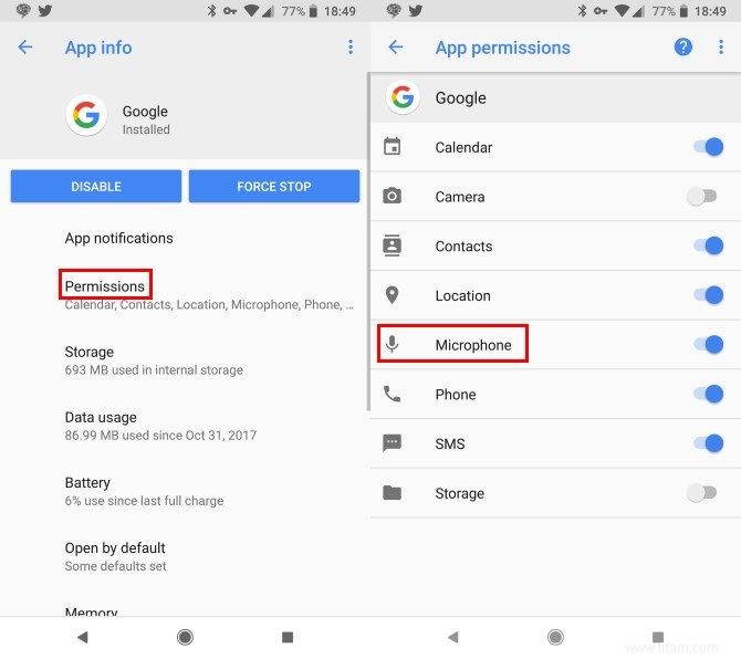 Comment empêcher Google d écouter sur Android 