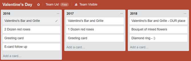 Comment Trello peut vous rendre meilleur en romance 