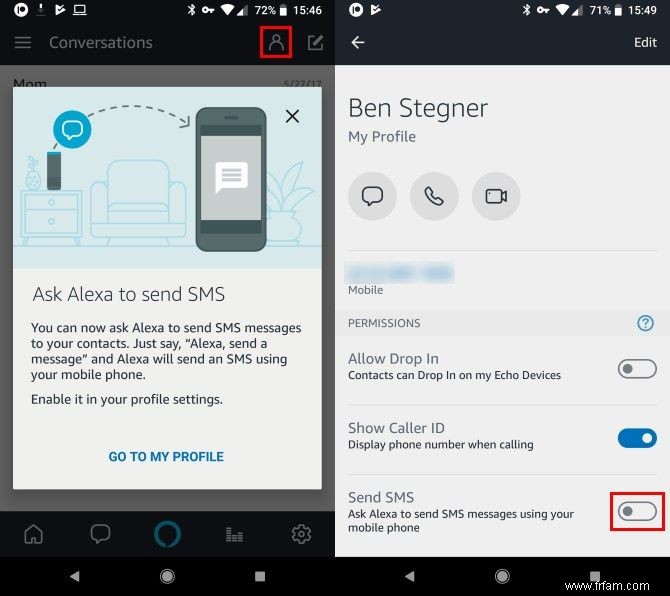 Comment envoyer des SMS avec Alexa 