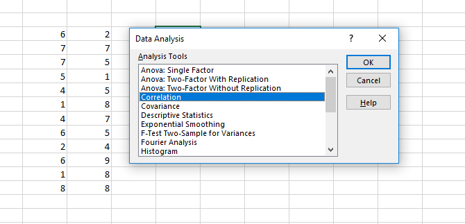 Comment trouver le coefficient de corrélation avec Excel 