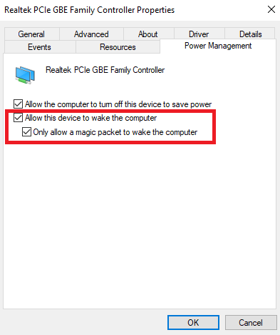 Comment configurer Wake-On-LAN sur Windows 10 