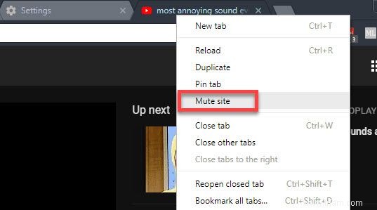 Comment désactiver des sites Web entiers dans Chrome 