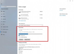 Comment définir des limites d utilisation des données dans Windows 