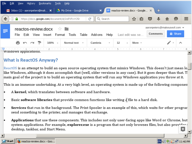 Comment utiliser ReactOS, le clone Windows Open Source 