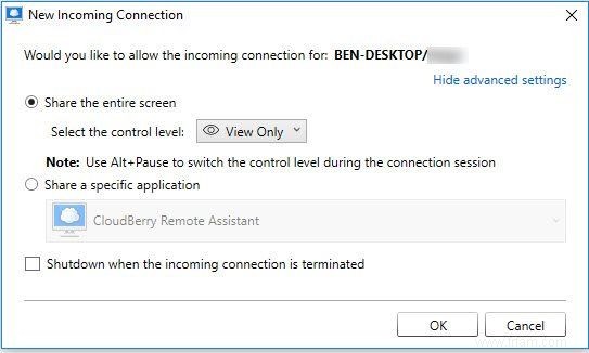 CloudBerry Remote Assistant peut contrôler à distance n importe quel PC Windows 