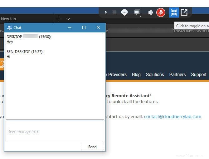 CloudBerry Remote Assistant peut contrôler à distance n importe quel PC Windows 