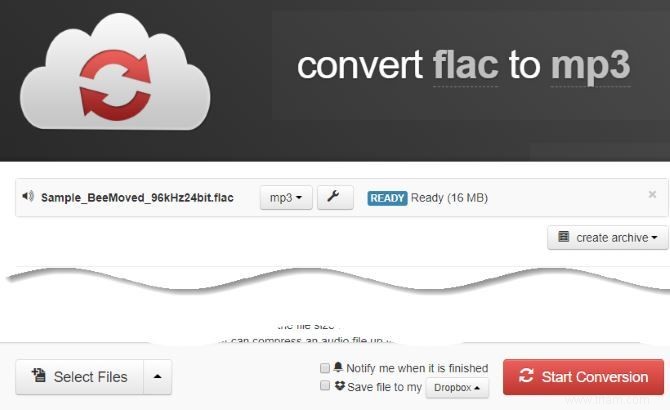 Comment convertir FLAC en MP3 gratuitement 