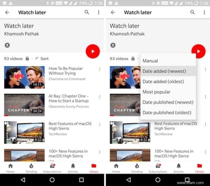 Les meilleurs trucs et astuces YouTube pour Android 