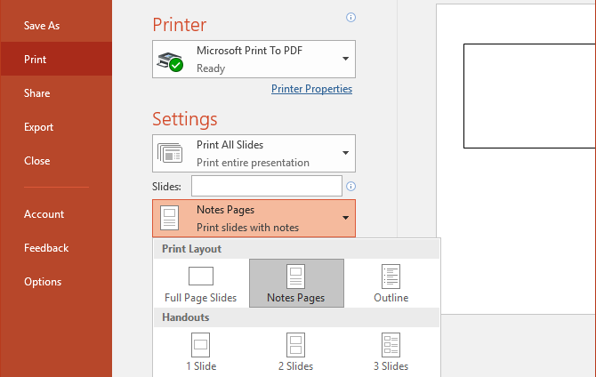 Comment ajouter et imprimer PowerPoint avec les notes du conférencier 