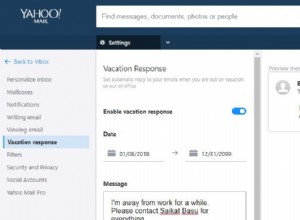 Comment configurer les réponses d absence du bureau dans Yahoo Mail 