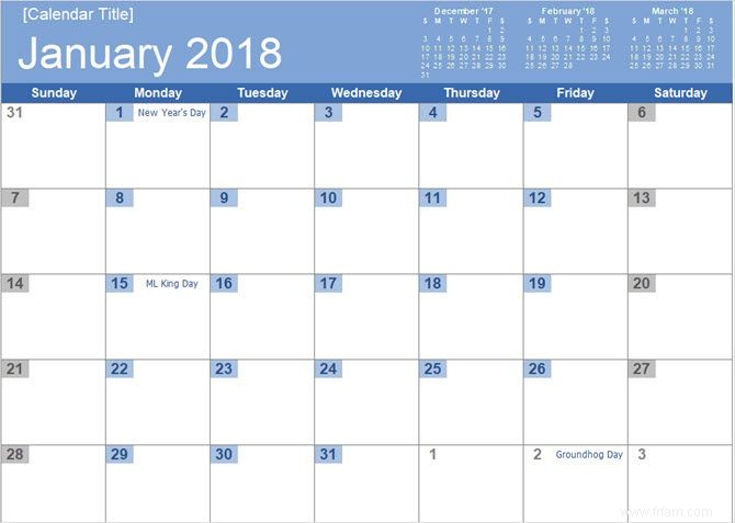 Les meilleurs modèles de calendrier Microsoft Office gratuits pour rester organisé 