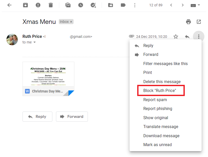 Comment bloquer les e-mails sur Gmail 