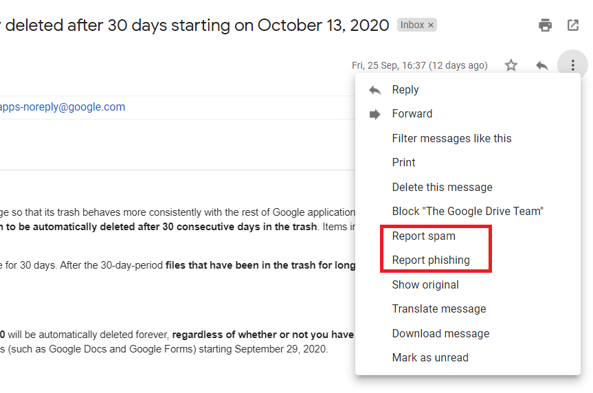 Comment bloquer les e-mails sur Gmail 