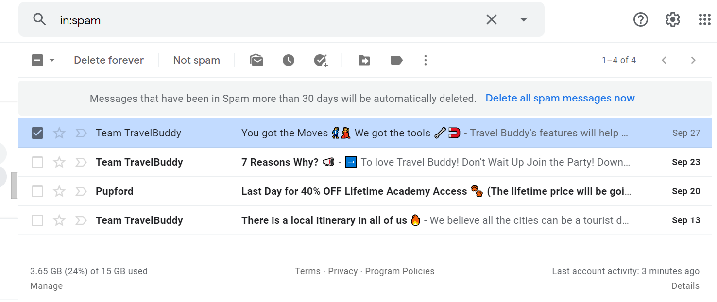 Comment bloquer les e-mails sur Gmail 