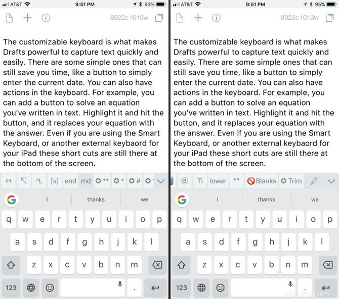 Drafts est la puissante application de prise de notes pour iPhone que vous recherchiez 